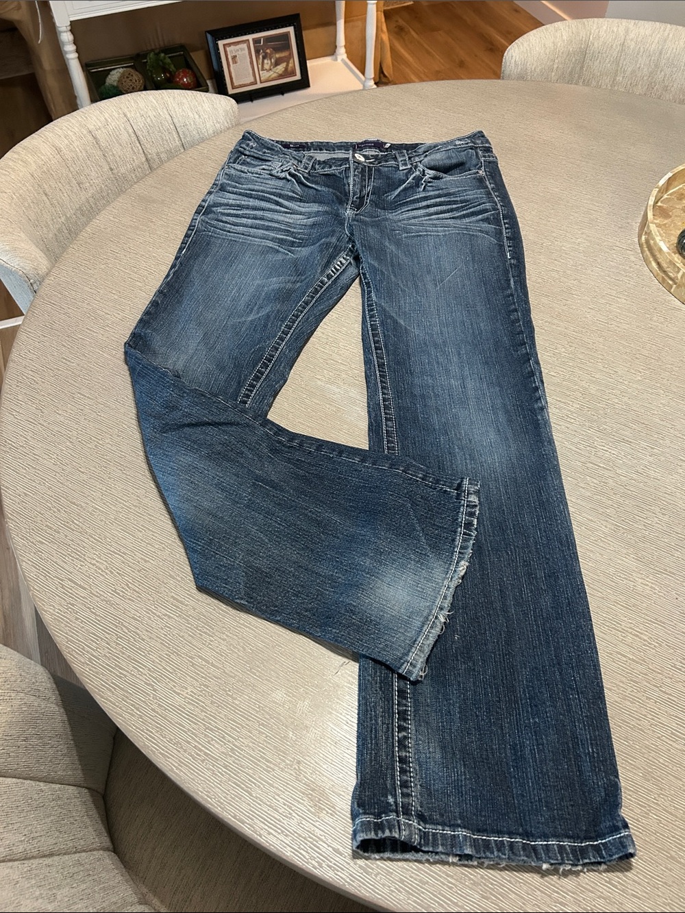 Vigoss Dark Blue Flared Jeans